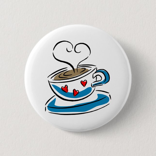 Badge Rond 5 Cm Coupe 'o Love (Devant)