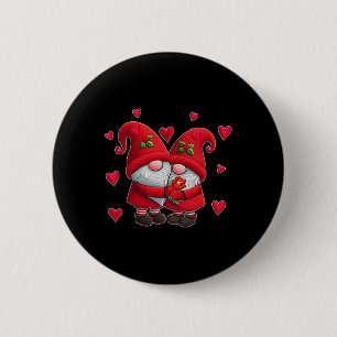 Badge Rond 5 Cm Couple de nains de la Saint-Valentin Costume de na