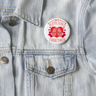 Badge Rond 5 Cm Couple de thérapeute respiratoire Nous sommes ense