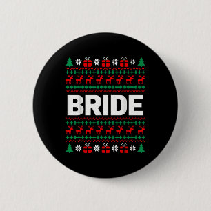 Badge Rond 5 Cm Couples mariés enrôlés de mauvais pulls de Noël Gr