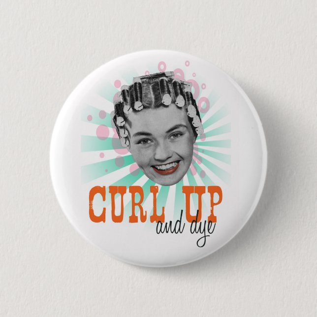Badge Rond 5 Cm Courbez et teignez le bouton (Devant)