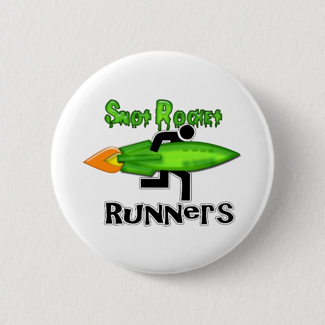 Badge Rond 5 Cm Coureurs de Rocket de morve (Devant)