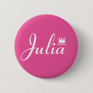 Badge Rond 5 Cm Couronne de la princesse