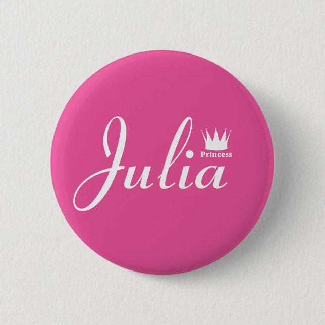 Badge Rond 5 Cm Couronne de la princesse (Devant)