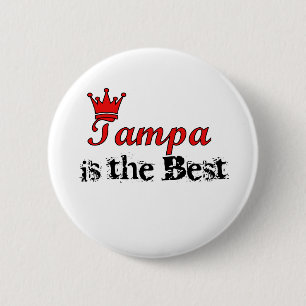 Badge Rond 5 Cm Couronne Tampa