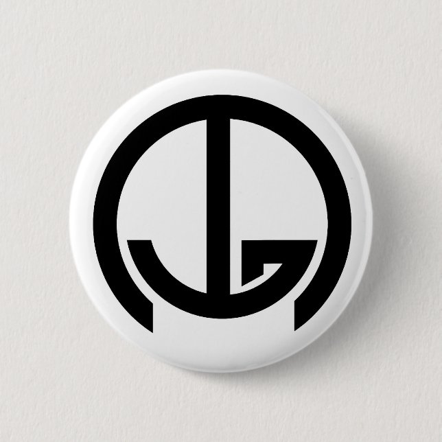 Badge Rond 5 Cm Courrier intergalactique (IGM) - aucuns mots (Devant)