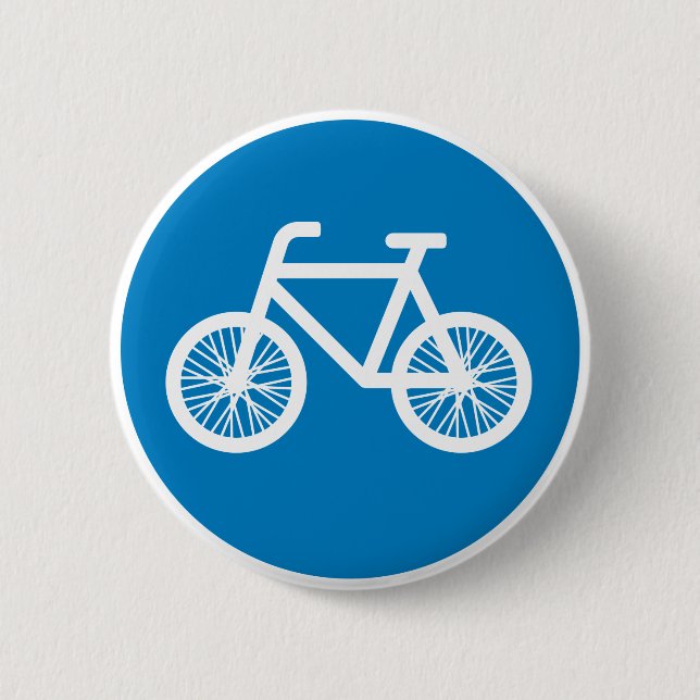 Badge Rond 5 Cm Course à vélo (Devant)