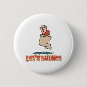 Badge Rond 5 Cm Course de sacs de pommes de terre, allons-y !