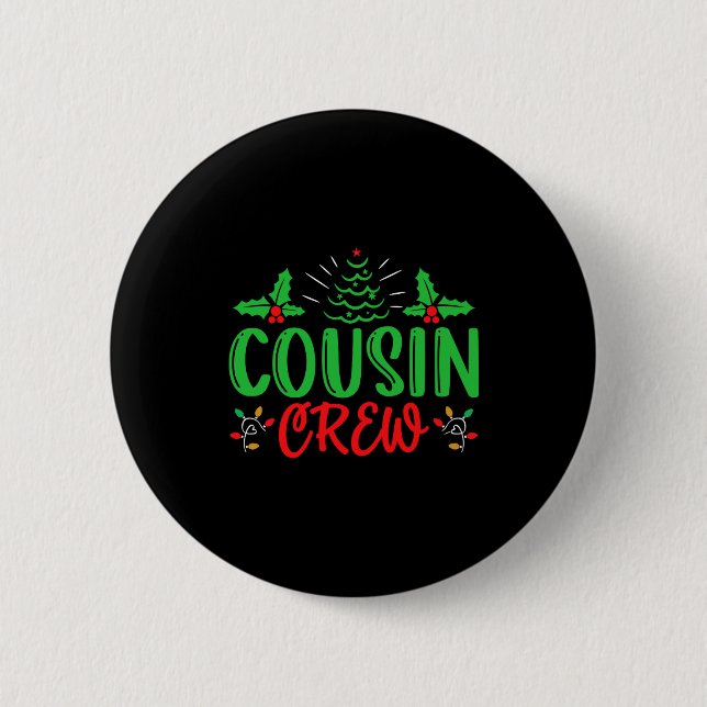 Badge Rond 5 Cm Cousin Crew T Shirt_1  (Devant)