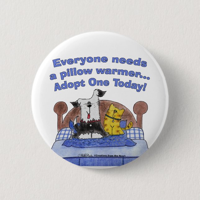 Badge Rond 5 Cm Coussin Warmers (Devant)