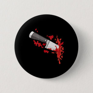 Badge Rond 5 Cm Couteau Dans Le Ck Halloween Costume De Meurtre Co