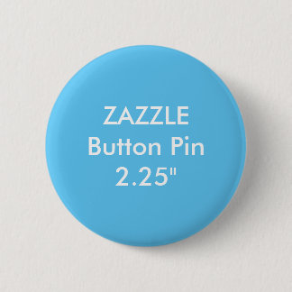 Badge Rond 5 Cm Coutume vide de Zazzle 2 1/4" BLEU standard de