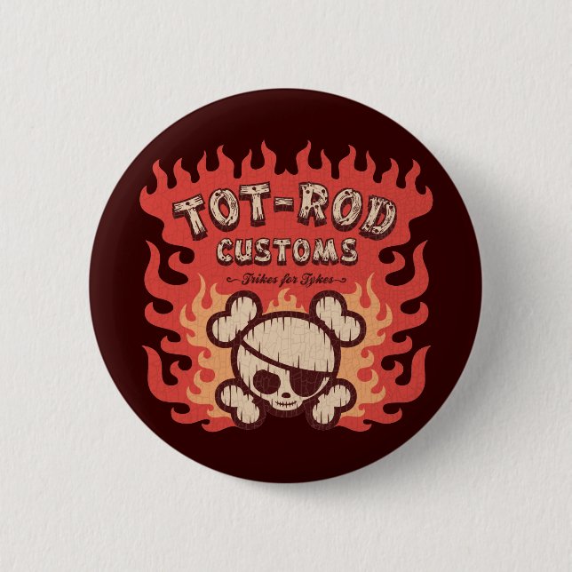 Badge Rond 5 Cm Coutumes de Rod de doigt (Devant)