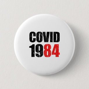 Badge Rond 5 Cm Covid 1984
