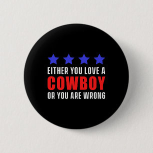 Badge Rond 5 Cm Cowboy Horse Show Horseck Rider 5