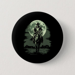 Badge Rond 5 Cm Cowboy Horseck Riding Salon Gunfight Sheriff