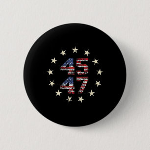 Badge Rond 5 Cm Cowboy Trump occidental vous avez raté