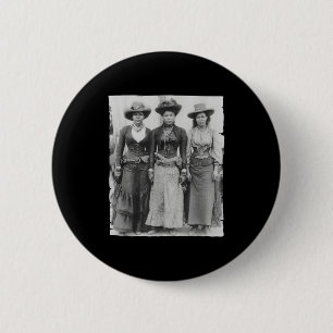 Badge Rond 5 Cm Cowgirls à la mélanine mois de l'histoire des Noir