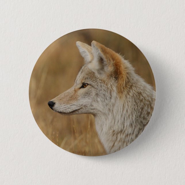 Badge Rond 5 Cm coyote (Devant)