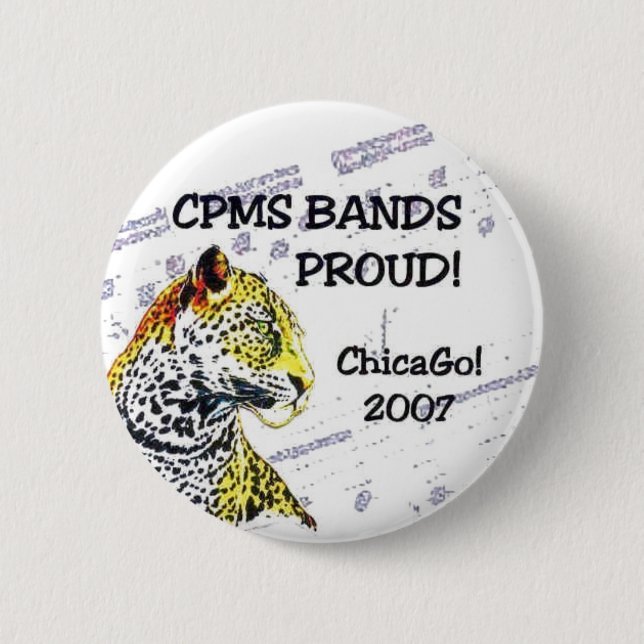 Badge Rond 5 Cm CPMS réunit fier ! Chicago ! IIII (Devant)