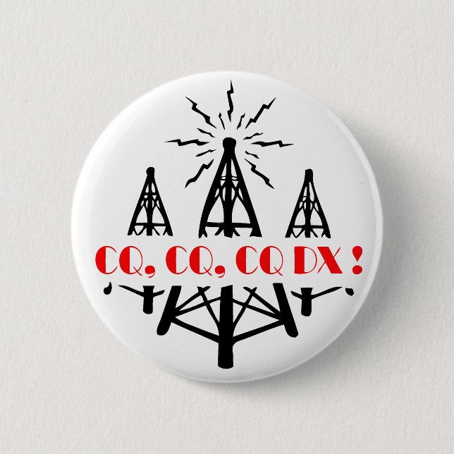 BADGE ROND 5 CM CQ DX (Devant)