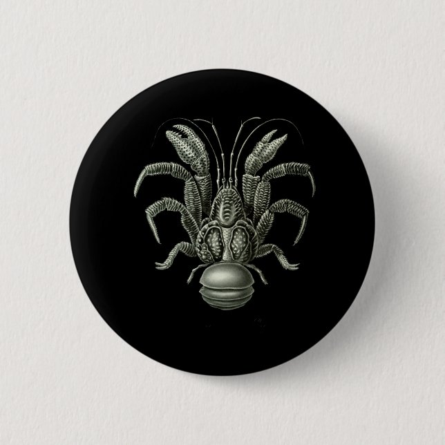Badge Rond 5 Cm Crabe de cocotiers (Devant)