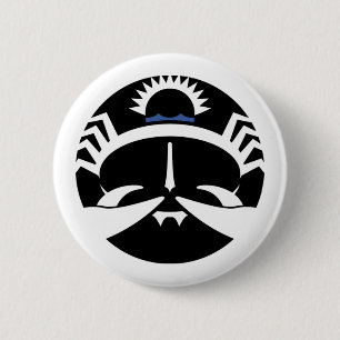 Badge Rond 5 Cm Crabe du cancer graphique