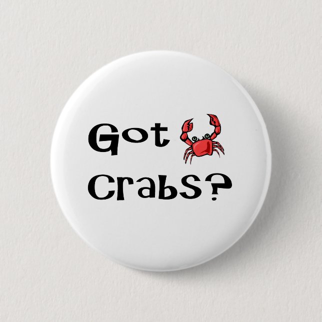 Badge Rond 5 Cm Crabes obtenus ? (Devant)
