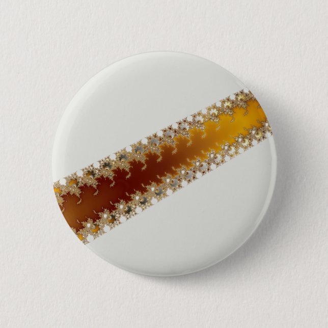 Badge Rond 5 Cm Crack - Bouton fractal (Devant)