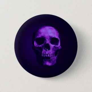 Badge Rond 5 Cm Crâne