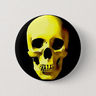 Badge Rond 5 Cm Crâne