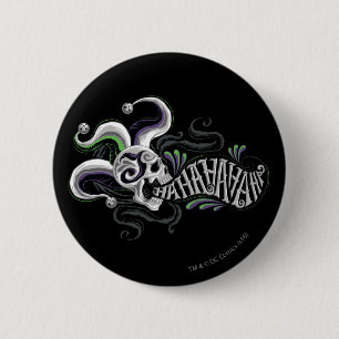 Badge Rond 5 Cm Crâne de joker du peloton   de suicide - Haha