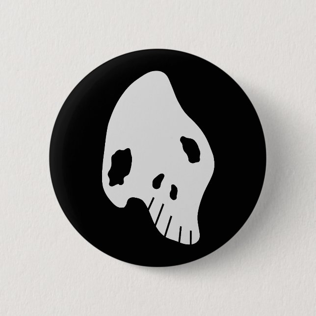 Badge Rond 5 Cm Crâne freak (Devant)