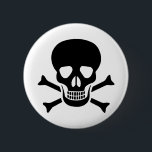 Badge Rond 5 Cm Crâne humain<br><div class="desc">Crâne humain</div>