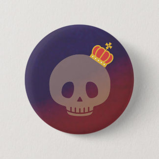 Badge Rond 5 Cm crâne R-U