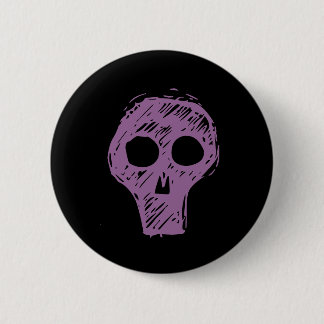 Badge Rond 5 Cm Crânes