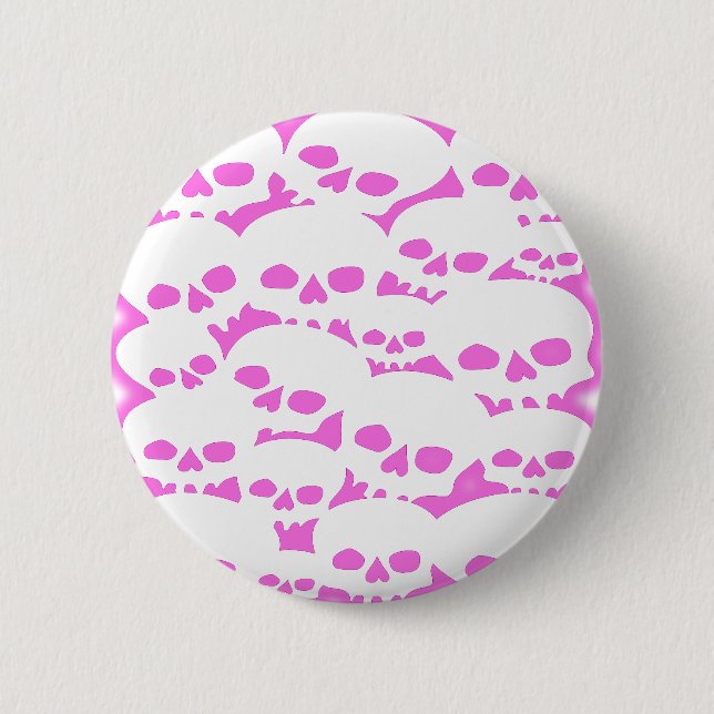 Badge Rond 5 Cm Crânes d'enfant de scène (Devant)