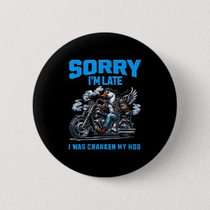 Badge Rond 5 Cm Cranken Mon Hog Drôle Sarcasme Tard Citations Cool