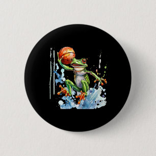 Badge Rond 5 Cm Crapaud de croquis Artwork Aquarelle Grenouille Jo