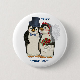 Badge Rond 5 Cm Cravate de mariée et de chambre de Mariage de ping