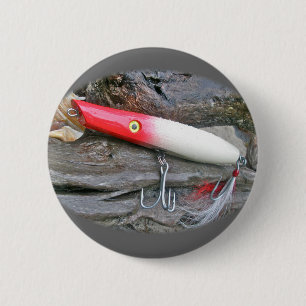 Badge Rond 5 Cm Crayon de crayon AJS original leurre de pêche