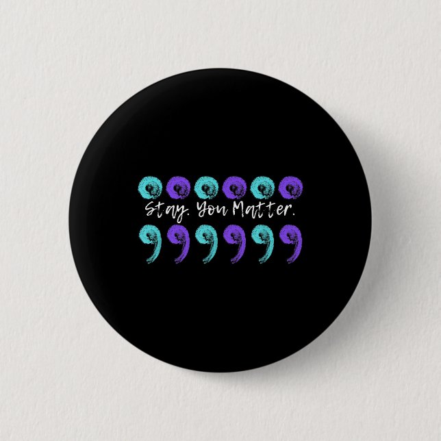 Badge Rond 5 Cm Crayons cassés couleur fixe (Devant)