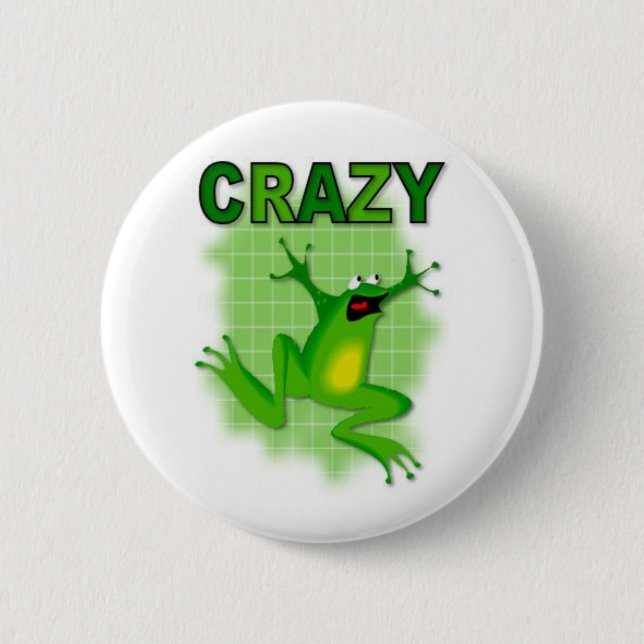 BADGE ROND 5 CM CRAZY FROG (Devant)