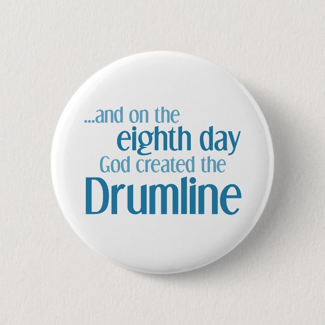 Badge Rond 5 Cm Création de la Drumline (Devant)