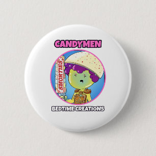 Badge Rond 5 Cm Créations de l'heure du coucher Candymen Bouton