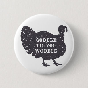 Badge Rond 5 Cm Créez un thanksgiving fait sur commande de la
