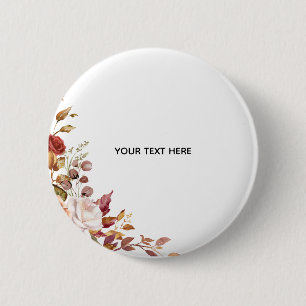 Badge Rond 5 Cm Créez votre propre bouton floral