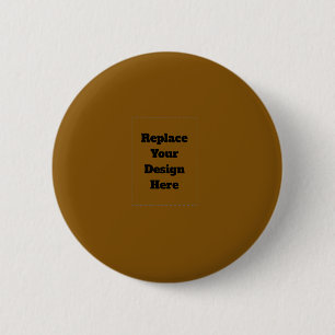 Badge Rond 5 Cm Créez Votre Propre Brun
