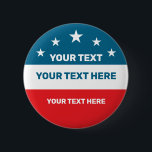Badge Rond 5 Cm Créez votre propre élection<br><div class="desc">Créez votre propre bouton d'élection et soutenez votre candidat républicain ou démocrate pour l'élection 2020. Customisez et personnalisez le texte,  selon vos besoins.</div>
