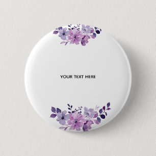 Badge Rond 5 Cm Créez Votre Propre Floral